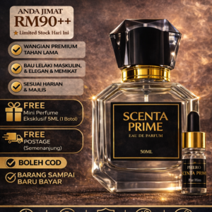 1 BOTOL SCENTA HIM 50ML